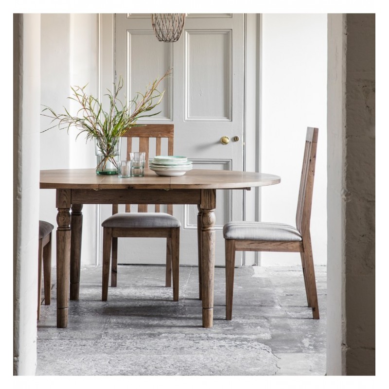 GA Cookham Round Extending Dining Table Oak